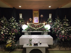 北斎場での葬儀・家族葬事例