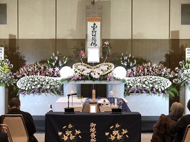 北斎場での葬儀・家族葬事例