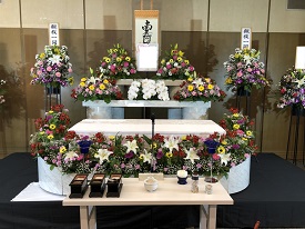 北斎場での葬儀・家族葬事例