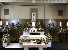 北斎場での葬儀・家族葬事例
