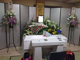 北斎場での葬儀・家族葬事例