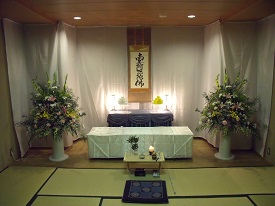 北斎場での葬儀・家族葬事例