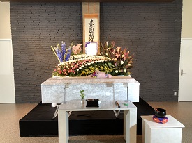 堺市立斎場での葬儀・家族葬事例