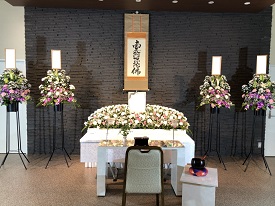 堺市立斎場での葬儀・家族葬事例