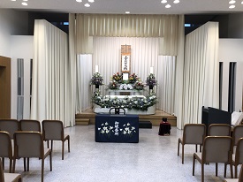 堺市立斎場での葬儀・家族葬事例