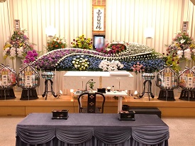 堺市立斎場での葬儀・家族葬事例