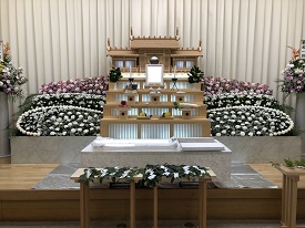 堺市立斎場での葬儀・家族葬事例