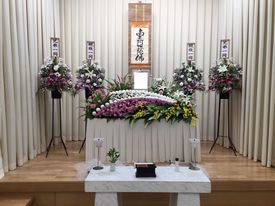 堺市立斎場での葬儀・家族葬事例