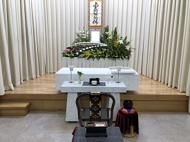 堺市立斎場での葬儀・家族葬事例