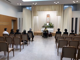 堺市立斎場での葬儀・家族葬事例