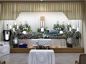 堺市立斎場での葬儀・家族葬事例