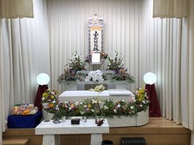 堺市立斎場での葬儀・家族葬事例