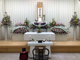 堺市立斎場での葬儀・家族葬事例