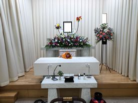 堺市立斎場での葬儀・家族葬事例