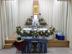 堺市立斎場での葬儀・家族葬事例