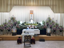 堺市立斎場での葬儀・家族葬事例