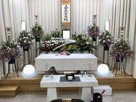 堺市立斎場での葬儀・家族葬事例