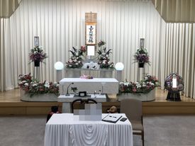 堺市立斎場での葬儀・家族葬事例