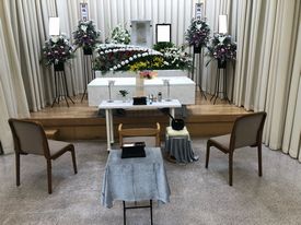 堺市立斎場での葬儀・家族葬事例