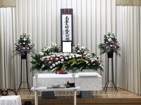 堺市立斎場での葬儀・家族葬事例