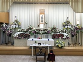 堺市立斎場での葬儀・家族葬事例
