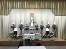 堺市立斎場での葬儀・家族葬事例