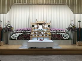 堺市立斎場での葬儀・家族葬事例
