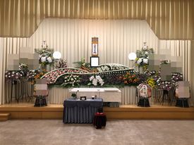 堺市立斎場での葬儀・家族葬事例
