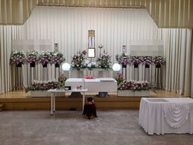 堺市立斎場での葬儀・家族葬事例