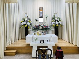 堺市立斎場での葬儀・家族葬事例