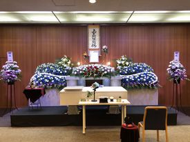 大阪市立鶴見斎場,お葬式事例その１２