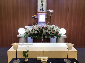 大阪市立鶴見斎場,お葬式事例その３