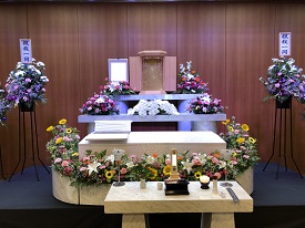 大阪市立鶴見斎場,お葬式事例その７