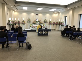 瓜破斎場,お葬式事例その２６その２