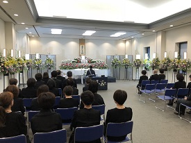 瓜破斎場,お葬式事例その３２その２